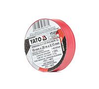 YATO YT-8166 - cinta de aislamiento eléctrico de PVC 0.13mm 19mmx20m roja