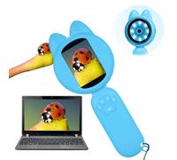 YATOSEEN Microscopio para Niños - Mini Microscopio Digital Portátil de Mano para Niños, Pantalla LCD de 2 Pulgadas con 8 Luces LED, Juguetes Educativos y de Aprendizaje para Niños de 3 a 12 Años