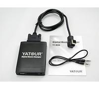 Yatour Car Digital Music Changer USB SD Aux MP3 Interfaz Car Stereo Bluetooth (Opcional) Radio para Clarion