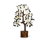 YATSKIA Árbol de Cristal de turmalina Negra Feng Shui, Piedra Preciosa de turmalina Negra, árbol de Gemas, decoración Espiritual, Cristal de Cuarzo Negro, Cristal de turmalina Negra Natural de Alta