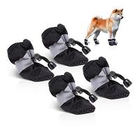 YAUYAP Zapatos para Perros, Zapatito Antiderrapantes Impermeable para Mascotas Pequeñas, Medianas