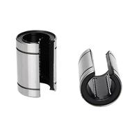 YAVCBOPM Rodamientos de movimiento deslizante lineal abiertos LM10UUOP LM12UUOP LM13UUOP LM16UUOP LM20UUOP LM25UUOP LM30UUOP LM35UUOP LM40UUOP LM50/60UUOP(LM40UUOP 40X60X80)