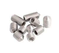 YAVCBOPM Tornillo de cabeza hexagonal de acero inoxidable 304, 1/50 unidades, M2, M2.5, M3, M4, M5 a M16, extremo cónico, sin cabeza, con punta cónica(16mm,20pcs M4)