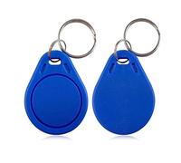 YAVIS 10pcs 13.56MHz RFID Llavero UID Cambiable Etiquetas Reescritura Keyfobs Proximidad Card Texto MF 4K IC NFC Etiqueta Llaveros Tarjetas Copiadora para el Control de Acceso - Azul