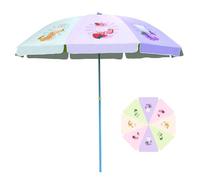 YAVYAV Sombrilla Grande 240cm con Diseño de Sandía, Protección UV50+, Parasol de Jardín Resistente al Viento con Bolsa, Altura Ajustable, para Playa Piscina Mercado Camping(B)