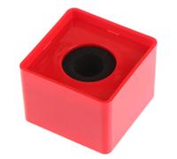 Yawdil 1 micrófono duradero para entrevista, triángulo, cuadrado, logotipo, estación de bandera de plástico ABS, micrófono de TV, estación de entrevista, logotipo, agujero negro