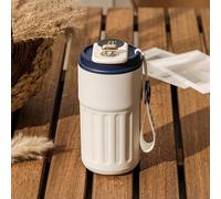 Yawdil Smart Thermos Botella de agua Digital LED Temperatura Taza de café Taza de acero inoxidable Termo Termo de vacío para Camping Navidad