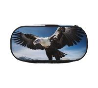 YaWea Bald eagle2 - Estuche organizador de gran capacidad para lápices, bolsa de almacenamiento grande para la universidad, el hogar y la oficina