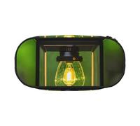 YaWea Estuche organizador de gran capacidad con estampado de luciérnagas y linternas, bolsa de almacenamiento grande para la universidad, el hogar y la oficina