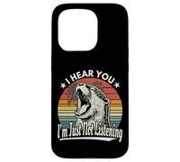 Yawn Otter, te oigo, no Estoy Escuchando Funny Sunset Retro Carcasa para iPhone 15 Pro