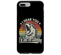 Yawn Otter, te oigo, no Estoy Escuchando Funny Sunset Retro Carcasa para iPhone 7 Plus/8 Plus