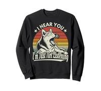 Yawn Shiba Inu//Akita Dog Te escucho, simplemente no estoy escuchando Sudadera