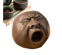 Yawning Tea Pet Toy - Tea Prank Pet | Desk Têa Pets | Water Squirter Toys Silicone Têa Pets Figure | Water Playing Toy Funny Gag Joke Pranks Prop for Hot Weather Boys Girls Teens