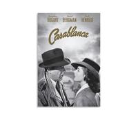 YAWRGJWRG Casablanca 1942 (2) Pósteres decorativos estéticos en lienzo, arte para pared, decoración moderna para dormitorio familiar, póster de película musical, 60 x 90 cm, estilo sin marco