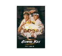 YAWRGJWRG Cobra Kai (1) Póster decorativo en lienzo estético para decoración de pared, decoración moderna para dormitorio, música, película, 40 x 60 cm, estilo sin marco
