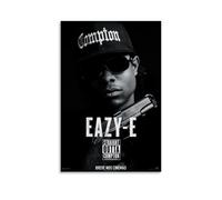 YAWRGJWRG Eazy-E - Póster decorativo de lienzo estético para decoración de pared, decoración moderna para dormitorio familiar, póster de película musical, 30 x 45 cm, estilo sin marco