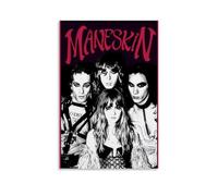 YAWRGJWRG Maneskin (1) Póster decorativo en lienzo estético para decoración de pared, decoración moderna para dormitorio familiar, póster de película musical, 60 x 90 cm, estilo sin marco