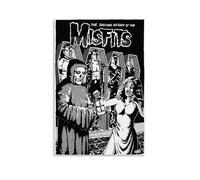 YAWRGJWRG Misfits (2) Pósteres decorativos estéticos en lienzo, decoración de pared, sala de estar, dormitorio, música, película, póster de 30 x 45 cm, estilo sin marco