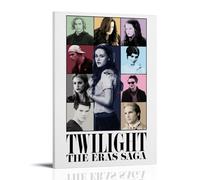 YAWRGJWRG Póster decorativo de The Twilight Saga Eras Tour, lienzo estético decorativo para pared, decoración moderna para dormitorio familiar, póster de película musical, 30 x 45 cm, estilo marco