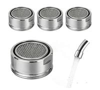 YAWYO Pack de 4 Aireador Grifo Cocina, 24 mm Filtro de Grifo con Junta, Boquilla de Repuesto Economizador de Agua para Fregadero Lavabo Baño y Cocina
