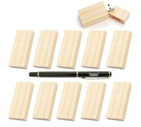 Yaxiny Unidades flash de madera de 16 GB USB 3.0 de madera de arce, 11 unidades de memoria USB de madera a granel (11 unidades, madera de arce)