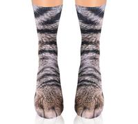 YAXZIM Calcetines de pata de animal, calcetines de animales divertidos con patrón 3D, calcetines de pata unisex, regalos de cumpleaños y Navidad para hombres, mujeres y niños