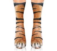 YAXZIM Calcetines de pata de animal, calcetines de animales divertidos con patrón 3D, calcetines de pata unisex, regalos de cumpleaños y Navidad para hombres, mujeres y niños