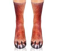 YAXZIM Calcetines de pata de animal, calcetines de animales divertidos con patrón 3D, unisex, regalos de cumpleaños y Navidad para hombres, mujeres y niños