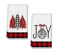 YAXZIM Toallas de Cocina Navidad,18 x 26 Inch Paños de Cocina Algodon,Multiusos Trapos Cocina de Suaves y absorbentes para Decoracion Navidad Hogar