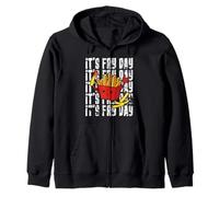 Yay It's Fry Day Funny Friday Fries FrenchFood Mujeres Hombres Niños Sudadera con Capucha