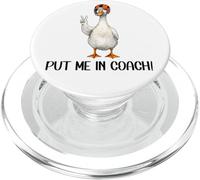 Yay Sports Game Day Put Me In Coach Dad Football Goose Duck PopSockets PopGrip para MagSafe
