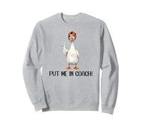 Yay Sports Game Day Put Me In Coach Dad Football Goose Duck Sudadera