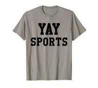 Yay Sports Go Sports Ball Game Go Team Cheer Mom Football Camiseta