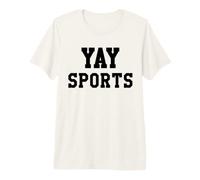 Yay Sports Go Sports Ball Game Go Team Cheer Mom Football Camiseta Premium