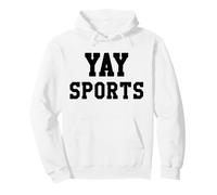 Yay Sports Go Sports Ball Game Go Team Cheer Mom Football Sudadera con Capucha