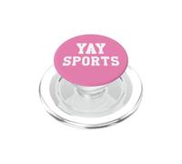 Yay Sports Team Go Sports Ball Football Cheer Mom Baseball PopSockets PopGrip para MagSafe