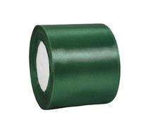 yayafunfun Cinta de Satén Ancho 100mm, Verde Oscuro, 22m Seda Raso-Inta de Lazo, Cinta de Tela para Envolver Regalos, Manualidades, Ramo de Novia, Cinta de Raso para Decoración de Recuerdos de Boda