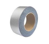 YAYDAFSHSAI Cinta de Aluminio Waterproof Sealing Adhesive Butyl Rubber Band for Repairing Surface Crack Roof Pipe Wall Roof Repair Sealant(3mx5cm)