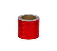 YAYDAFSHSAI Cinta Reflectante, Reflective and Reflector Tape, Reflective Hazard Warning Tape, Conspicuity Tape Multicolor(Red)