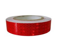 YAYDAFSHSAI Cinta Reflectante, Reflective High Visibility Safety Warning Adhesive Tape Multicolor 1 in x 66 FT(Red)