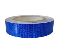 YAYDAFSHSAI Cinta Reflectante, Reflective High Visibility Safety Warning Adhesive Tape Multicolor 1 in x 66 FT(Blue)