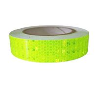 YAYDAFSHSAI Cinta Reflectante, Reflective High Visibility Safety Warning Adhesive Tape Multicolor 1 in x 66 FT(Fluorescent Yellow)