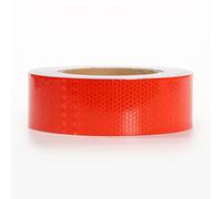 YAYDAFSHSAI Cinta Reflectante, Reflective Safety Warning Tape 2 Inches x 82 Feet Multicolor(Red)