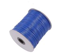YAYDAFSHSAI Cordón de Cuero, Synthetic Leather Wax Cord 0.5-2.5mm Multicolor 10 Meters For DIY Jewelry Making(Blue,2mm)