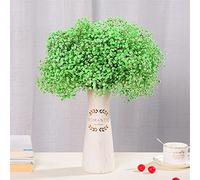 YAYDAFSHSAI Flores secas, Flores Secas Preservadas Gypsophila Baby Breath Million Stars Multicolor 50-60cm(Green)