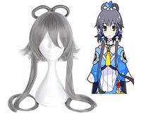 YAYIN GONGYU Cosplay pelucas Luo Tianyi Cosplay pelucas sintéticas resistentes al calor Halloween Carnaval fiesta mujeres pelucas
