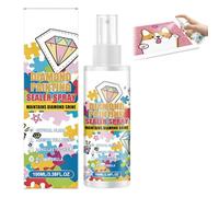 YAYNO 100ml Sellador de Pintura de Diamante Diamond Painting Sellador Spray, Se Seca Transparente y es Resistente a los Rayos UV, Ideal para Pintar con Diamantes, Resinas y Gemas, etc