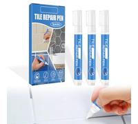 YAYNO 3 Unidades Blanqueador de Juntas Azulejos Rotulador Juntas Azulejos Blanco Lápiz para Juntas Lechada Tile Grout pen para Restaurar para Lechada de Pared Piso Baños y Cocina