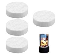 YAYNO 4 Piezas Lana de Cerámica para Bioetanol Algodón de Combustión Chimenea de Cerámica para Estufa Lana para Chimenea de Gel Cámara de Combustión