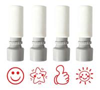 YAYNO 4 Piezas Sellos para profesores Colores sellos personalizados Sellos Autoentintados para Profesores para Motivar y Estimular a los Alumnos